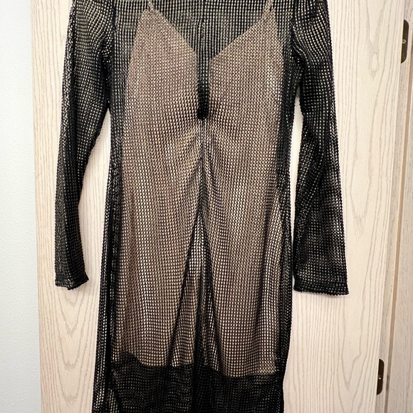 M Viola Long Sleeve Mesh Minidress Great condition like new - Picture 8 of 11